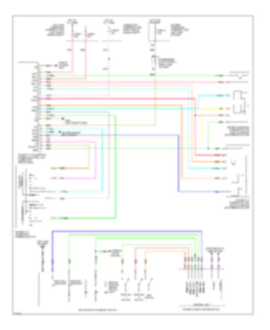 Memory Power Tilt  Power Telescopic Wiring Diagram for Acura ZDX 2011