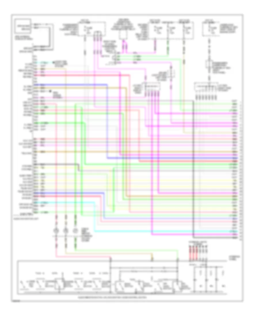 Navigation Wiring Diagram 1 of 6 for Acura ZDX 2011