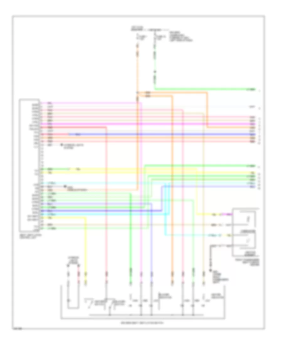 Seat Ventilation Wiring Diagram 1 of 2 for Acura ZDX 2011