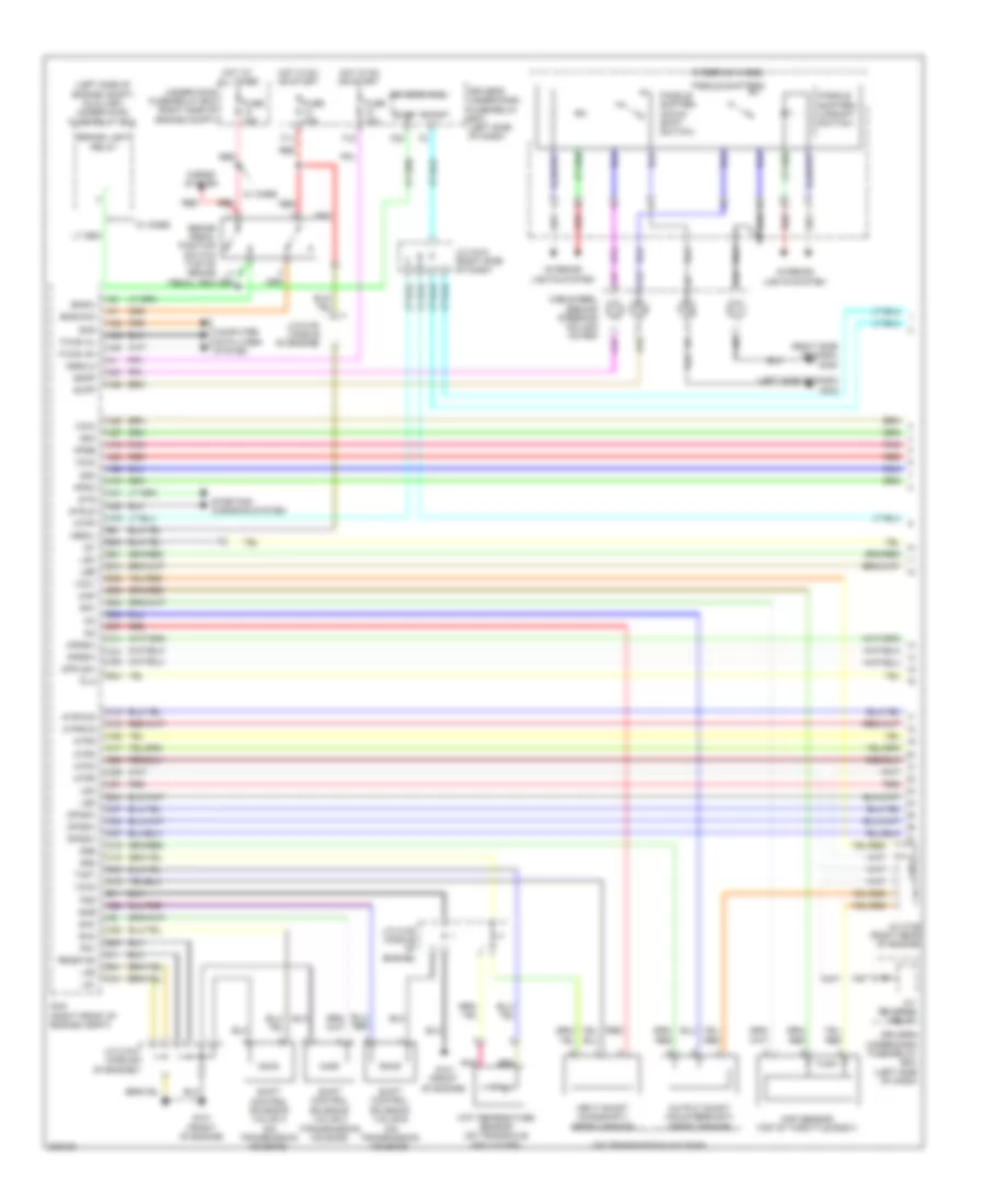 A T Wiring Diagram 1 of 2 for Acura ZDX 2011