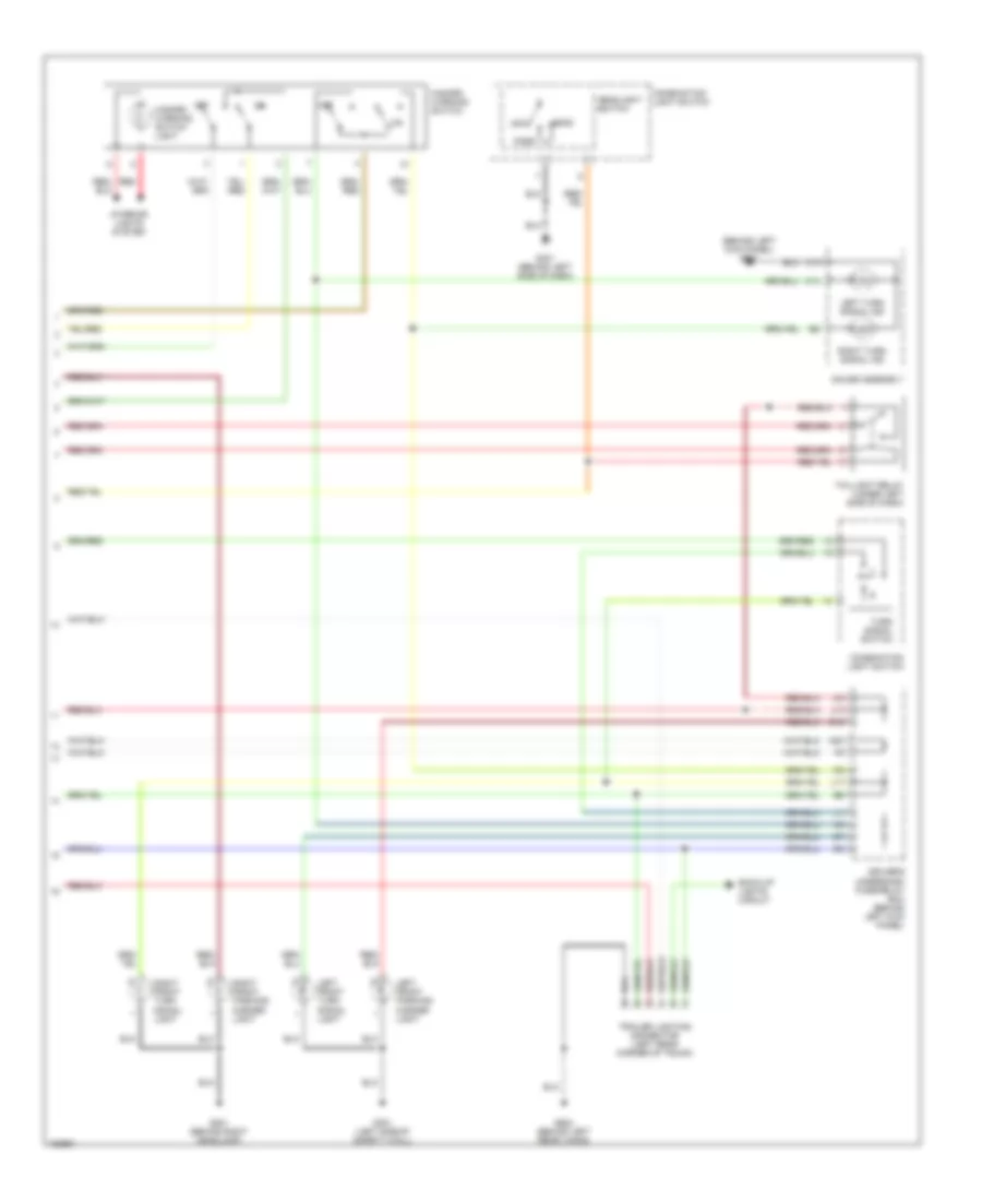 Exterior Lamps Wiring Diagram 2 of 2 for Acura MDX Touring 2002