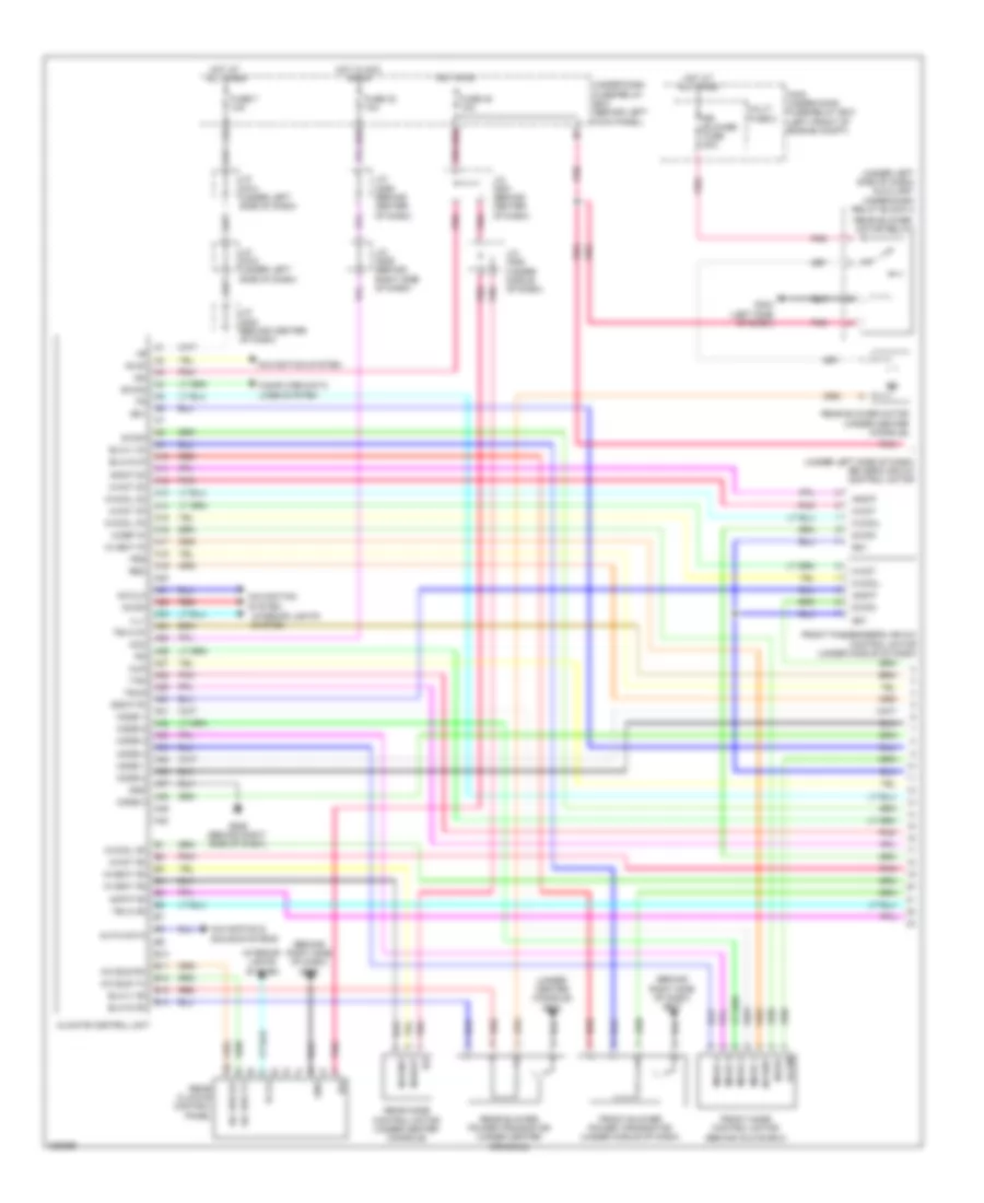 Электросхема кондиционера (1 из 2) для Acura MDX 2012