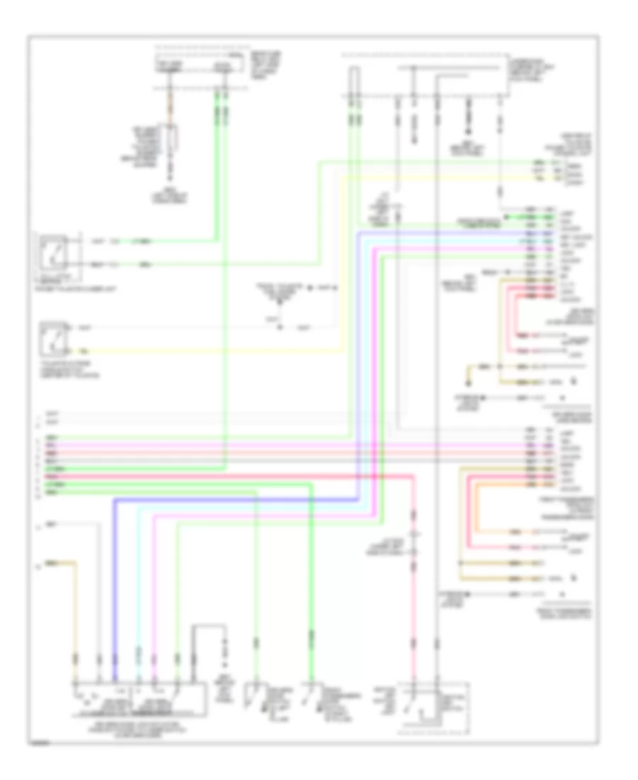 Forced Entry Wiring Diagram (2 of 2) for Acura MDX 2012