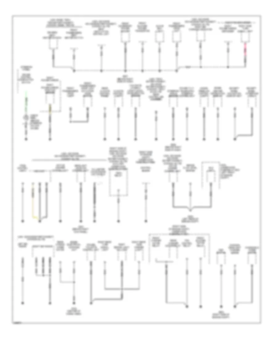 Ground Distribution Wiring Diagram (2 of 5) for Acura MDX 2012