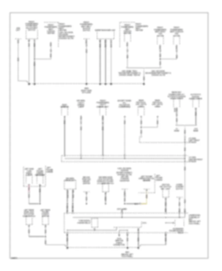 Ground Distribution Wiring Diagram (4 of 5) for Acura MDX 2012