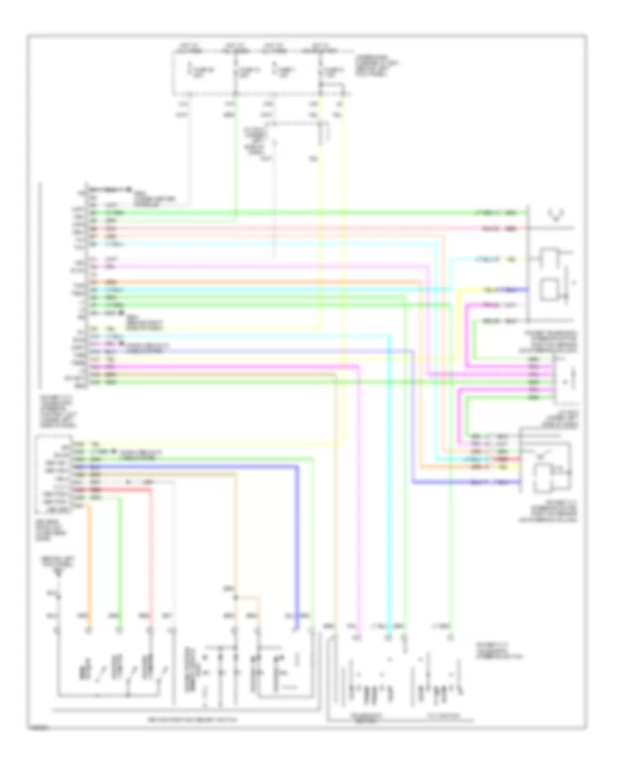 Memory Power Tilt  Power Telescopic Wiring Diagram for Acura MDX 2012