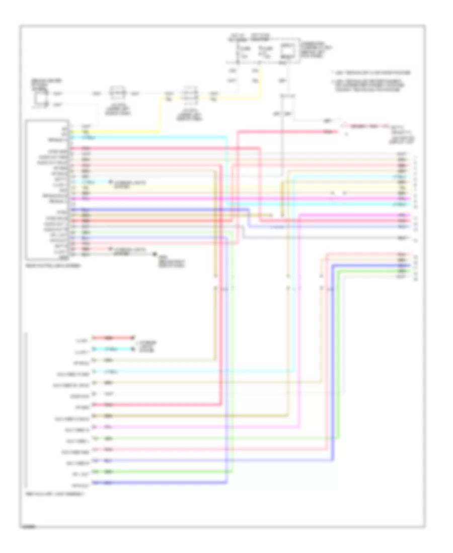 Rear Seat Entertainment Wiring Diagram 1 of 2 for Acura MDX 2012
