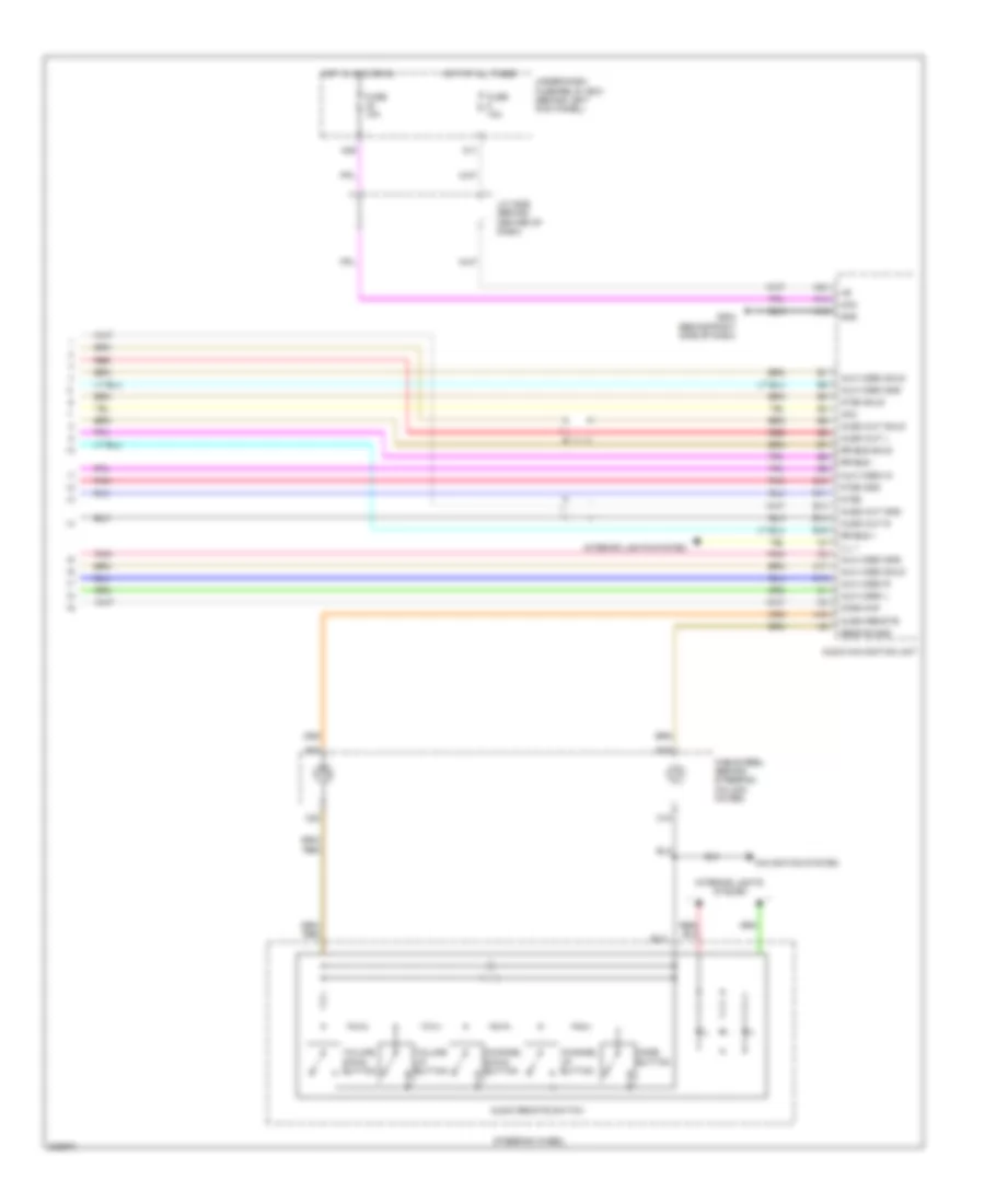 Rear Seat Entertainment Wiring Diagram 2 of 2 for Acura MDX 2012