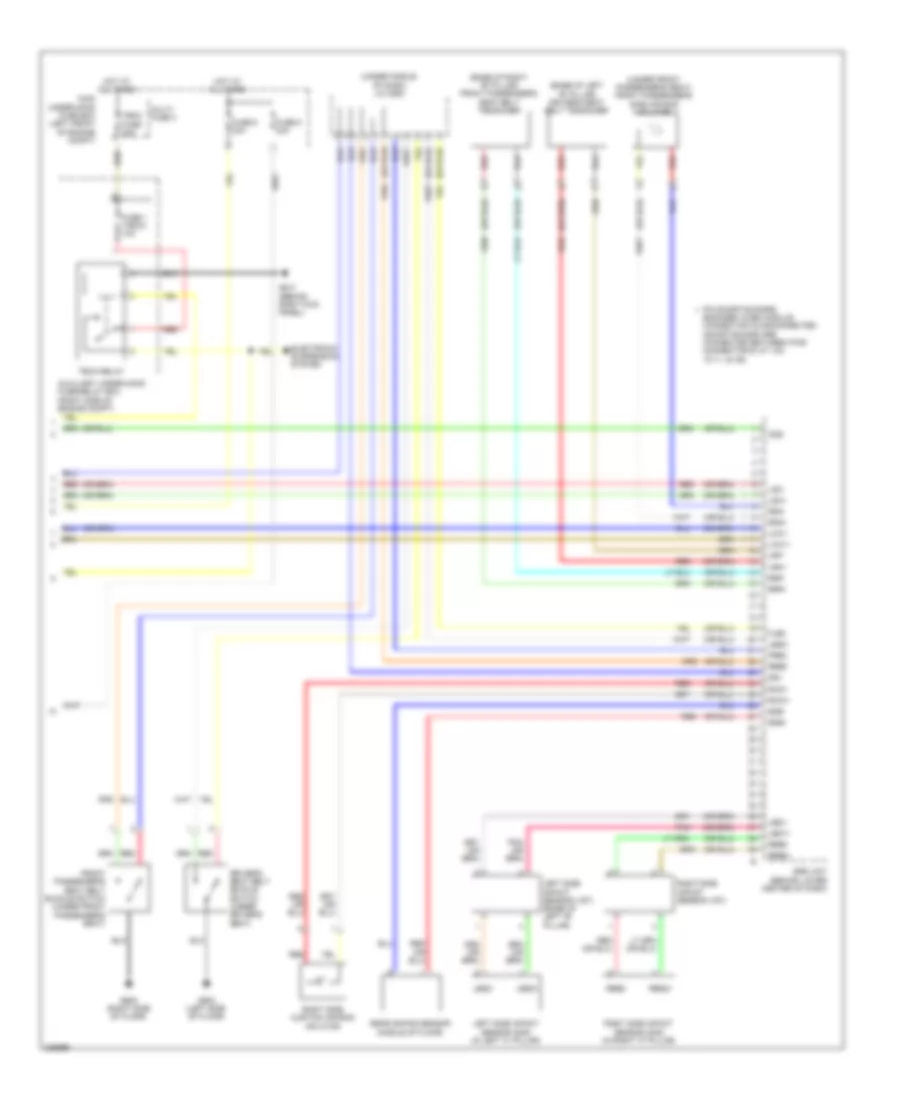 Supplemental Restraints Wiring Diagram (3 of 3) for Acura MDX 2012