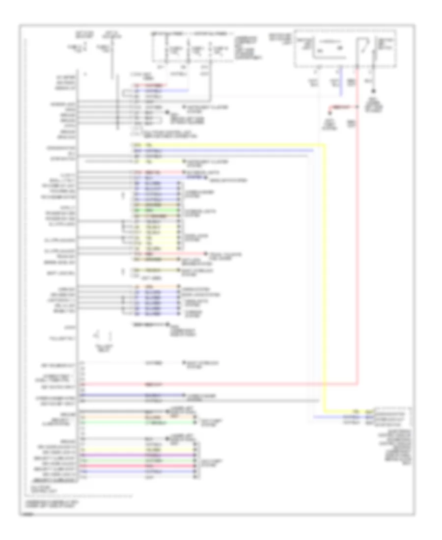 Multiplex Control Wiring Diagram for Acura RSX 2002