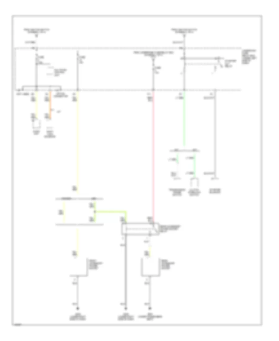 Power Distribution Wiring Diagram 4 of 4 for Acura RSX 2002