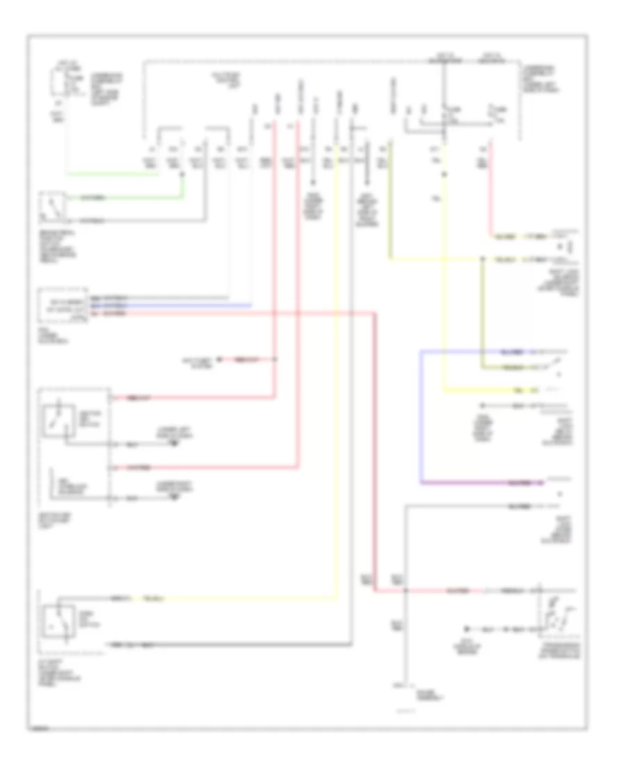 Shift Interlock Wiring Diagram for Acura RSX 2002
