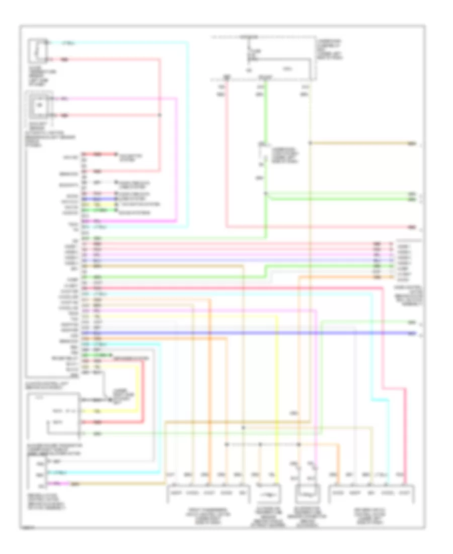 Электросхема кондиционера (1 из 2) для Acura RDX 2012