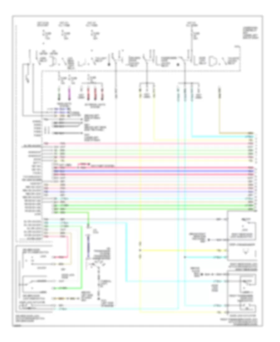 Forced Entry Wiring Diagram 1 of 2 for Acura RDX 2012