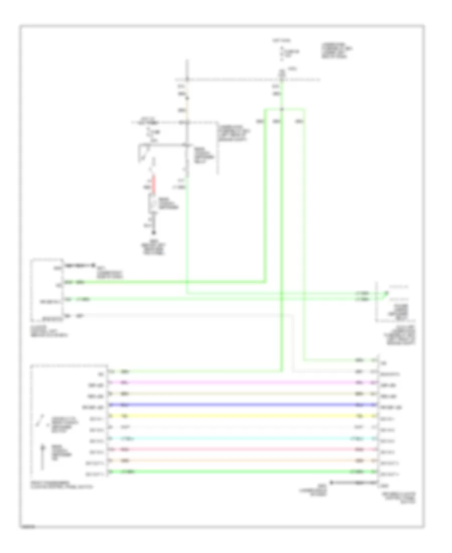 Rear Defogger Wiring Diagram for Acura RDX 2012