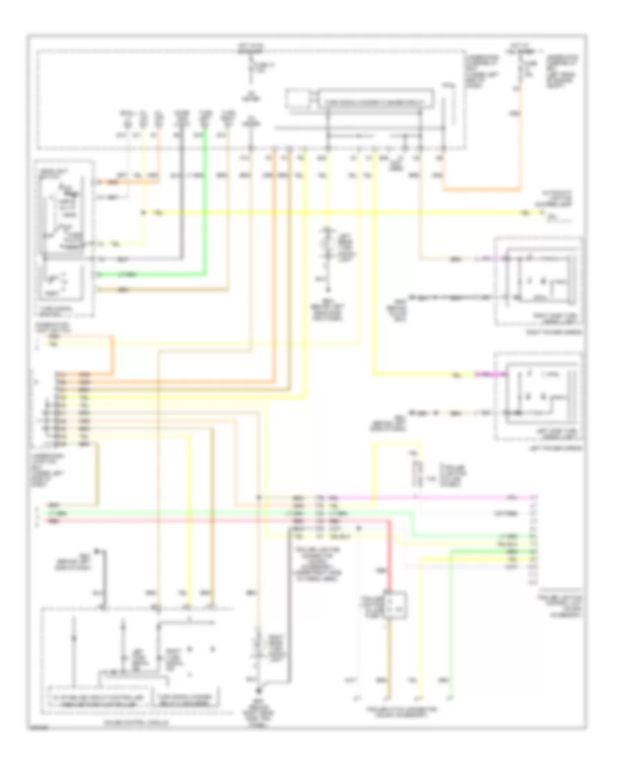 Exterior Lamps Wiring Diagram (2 of 2) for Acura RDX 2012