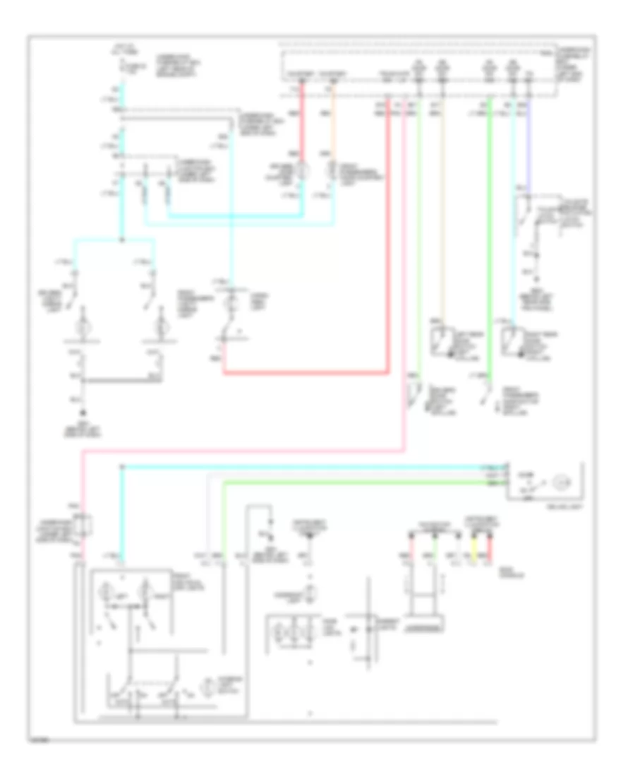Courtesy Lamps Wiring Diagram for Acura RDX 2012