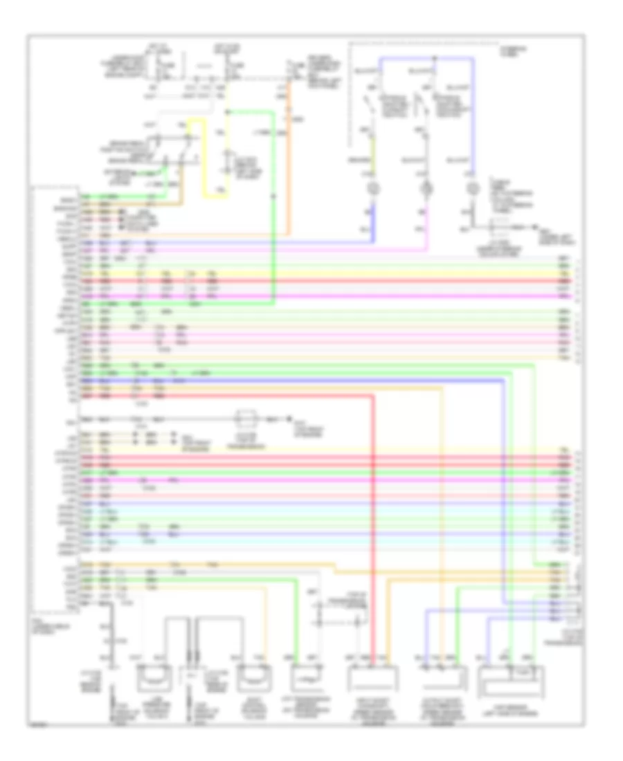 A T Wiring Diagram 1 of 3 for Acura RL 2012