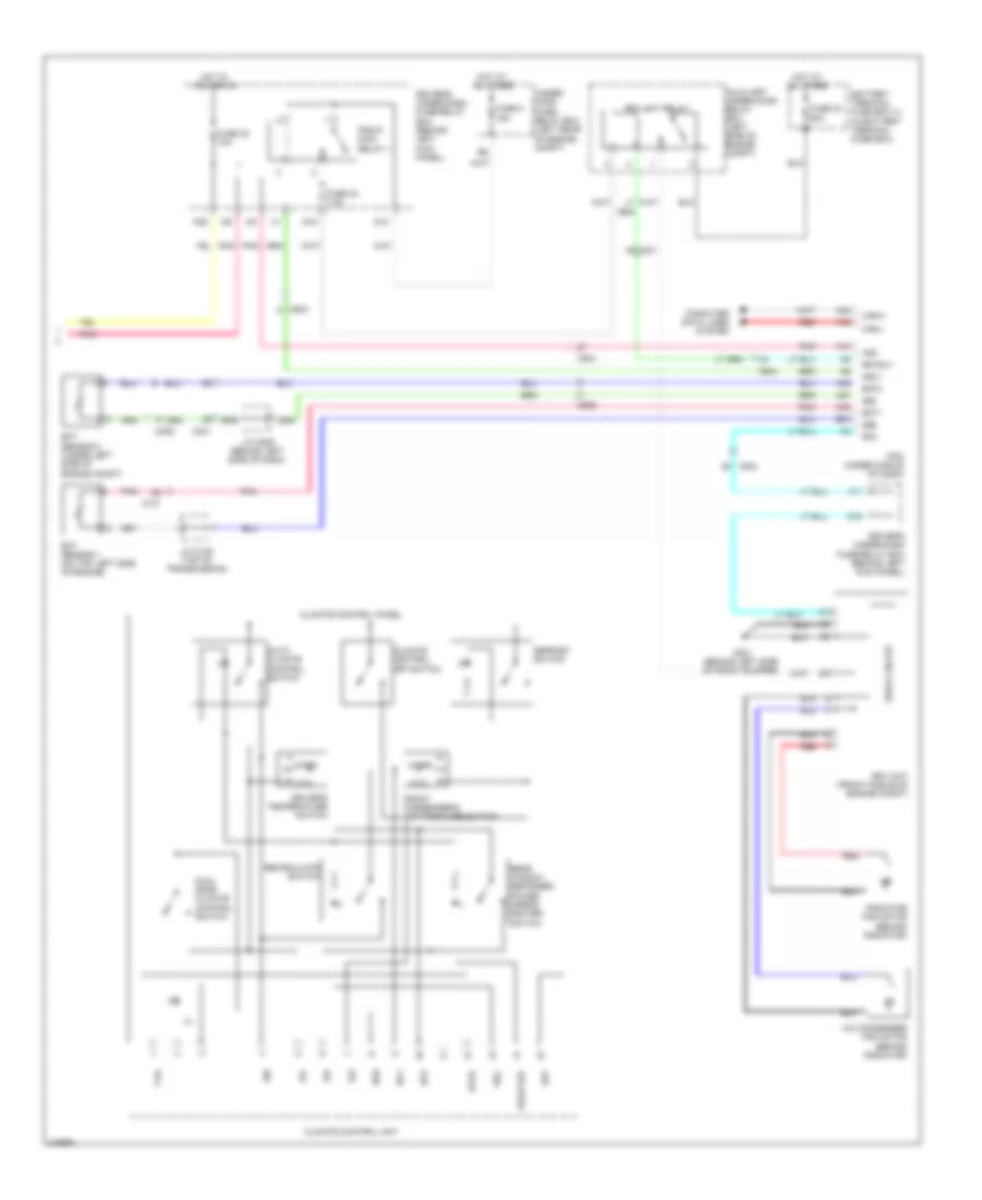 Automatic AC Wiring Diagram (3 of 3) for Acura RL 2012