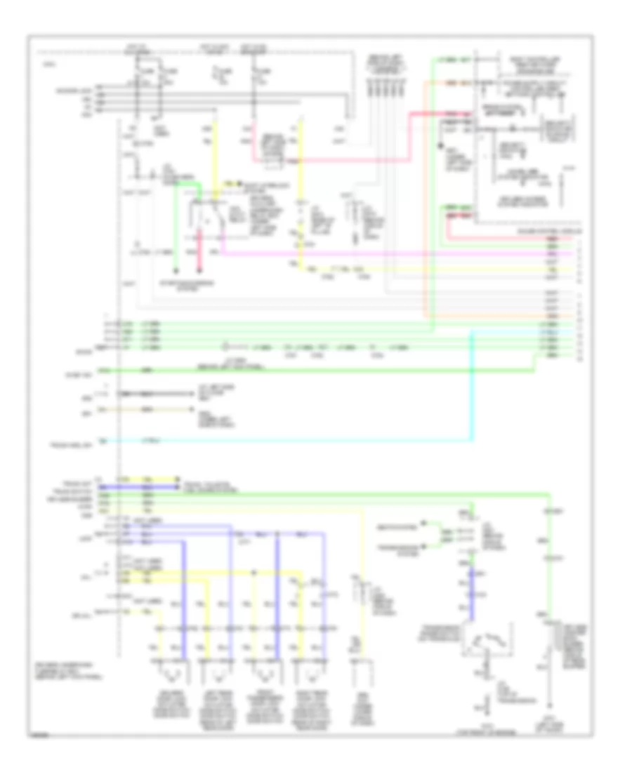 Forced Entry Wiring Diagram 1 of 5 for Acura RL 2012