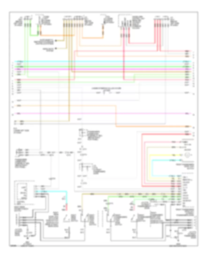 Forced Entry Wiring Diagram 3 of 5 for Acura RL 2012