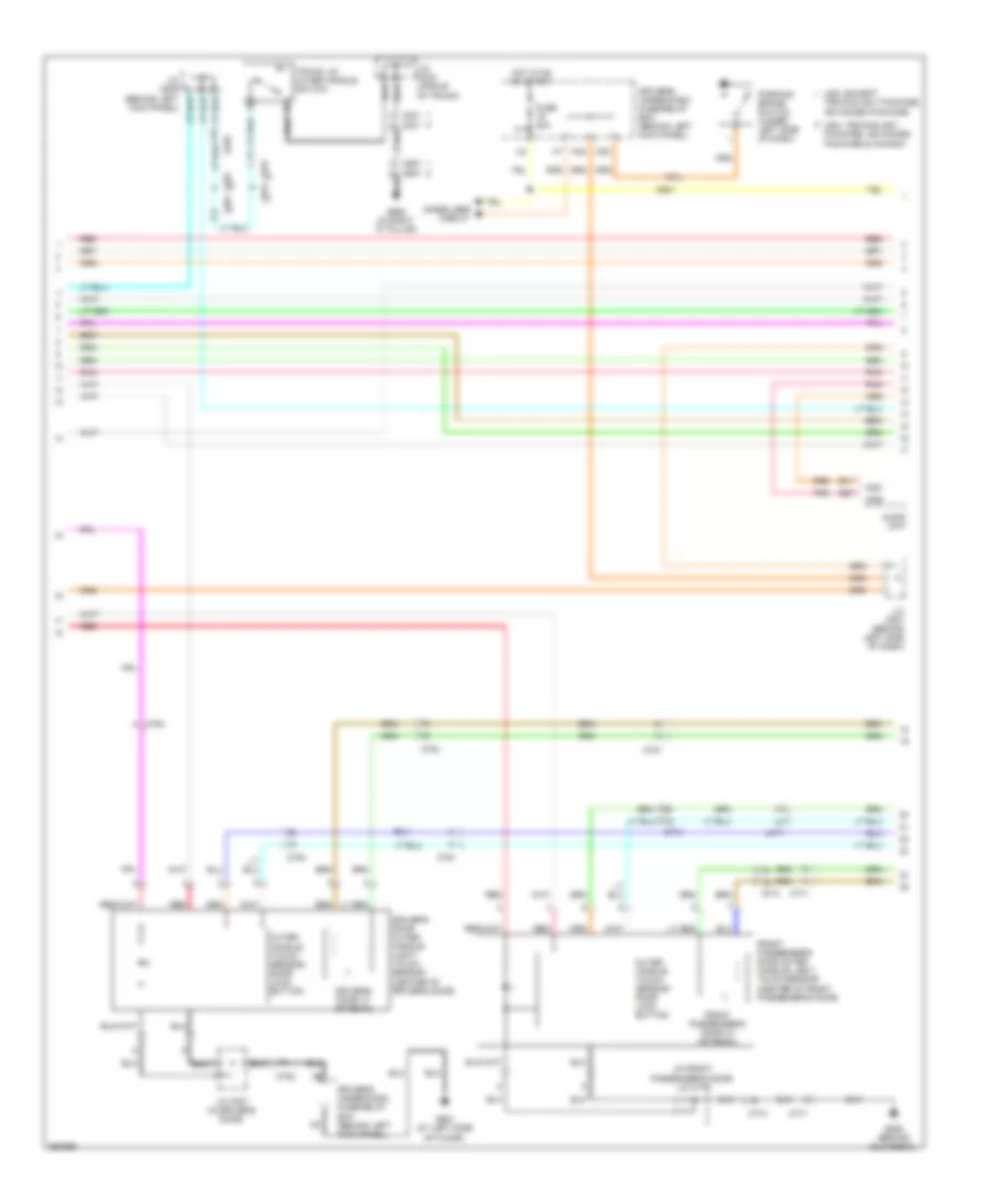 Forced Entry Wiring Diagram (4 of 5) for Acura RL 2012