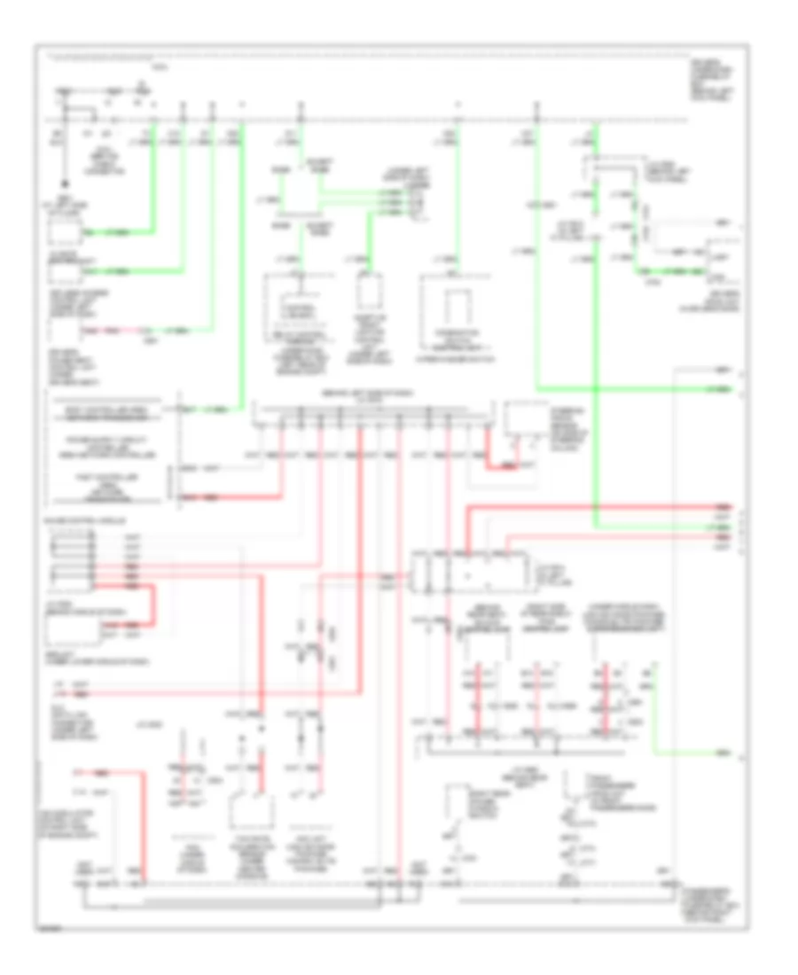 High Low Bus Wiring Diagram 1 of 2 for Acura RL 2012