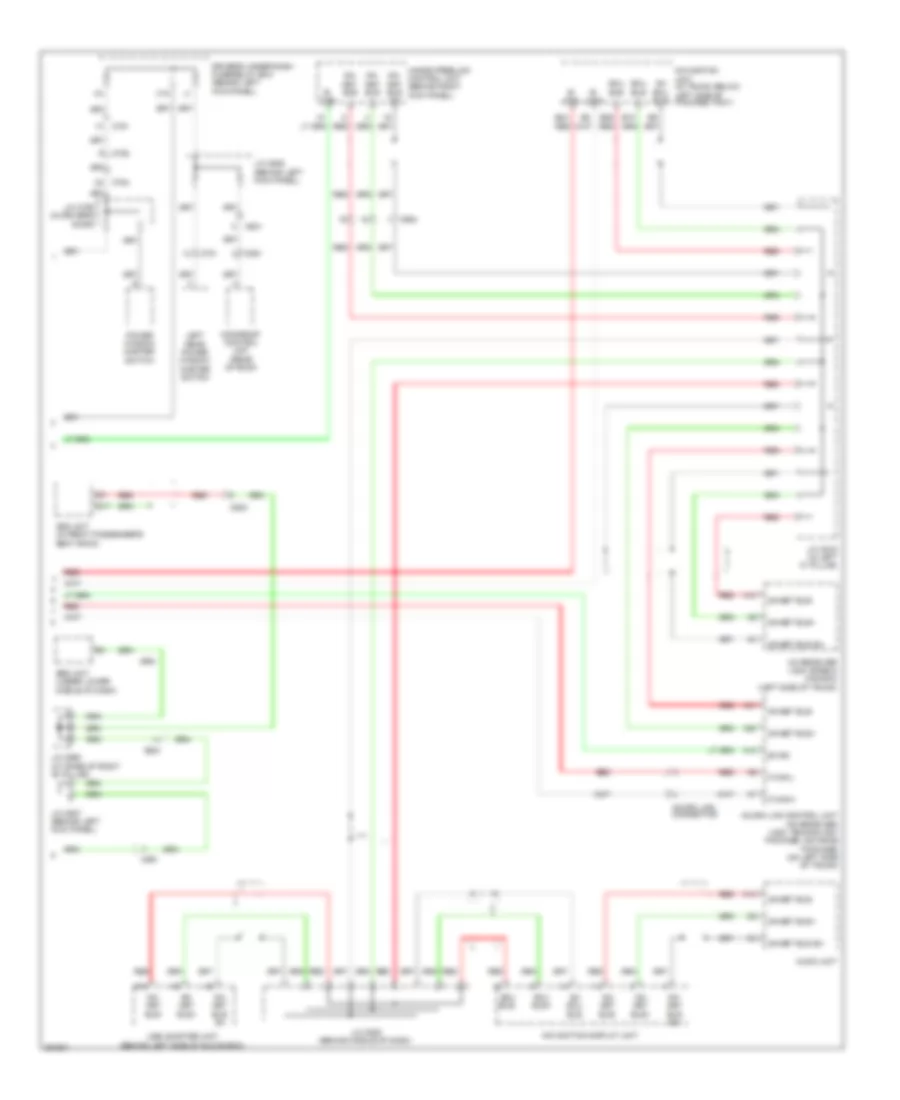 High Low Bus Wiring Diagram 2 of 2 for Acura RL 2012
