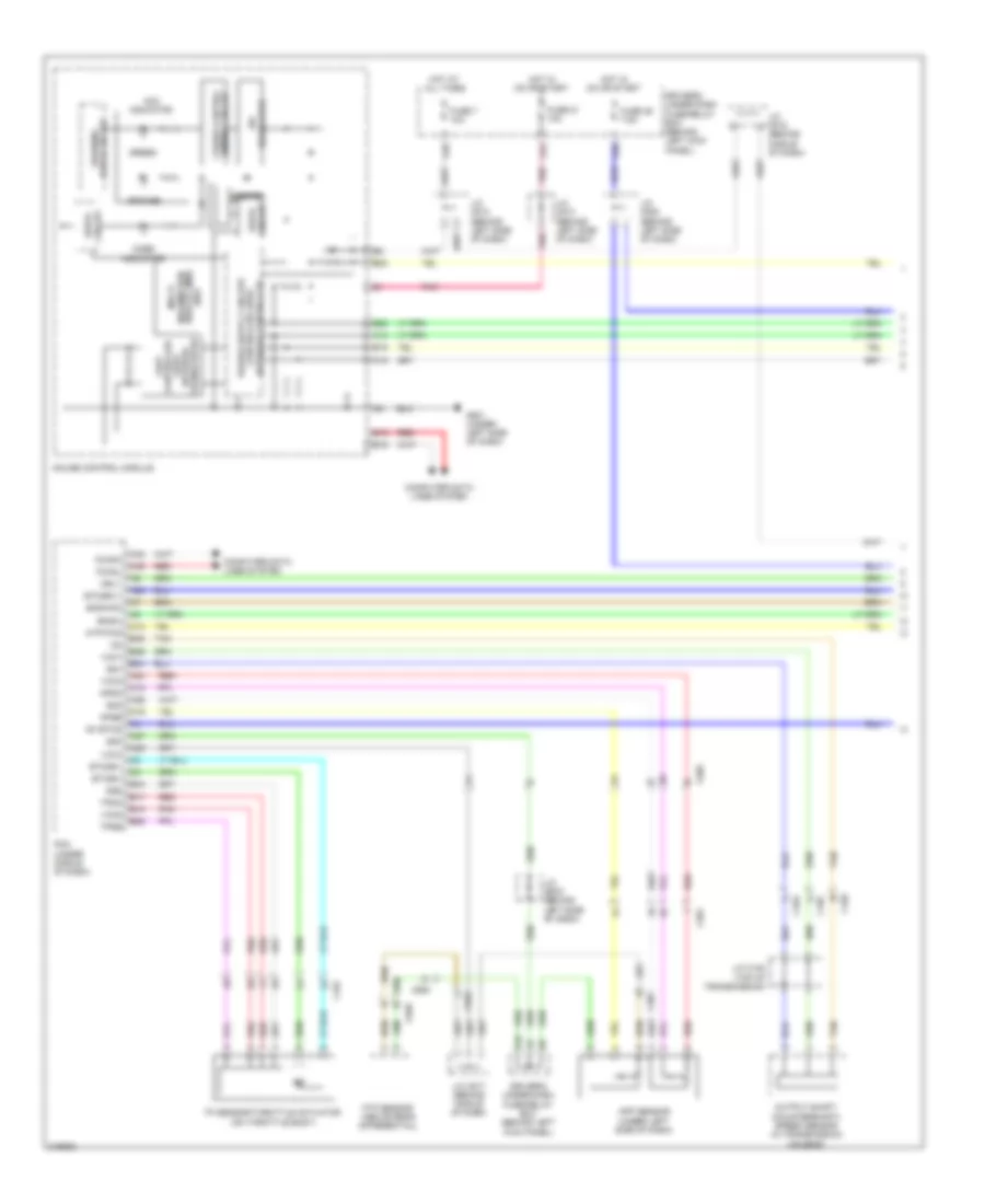 Adaptive Cruise Control Wiring Diagram 1 of 3 for Acura RL 2012