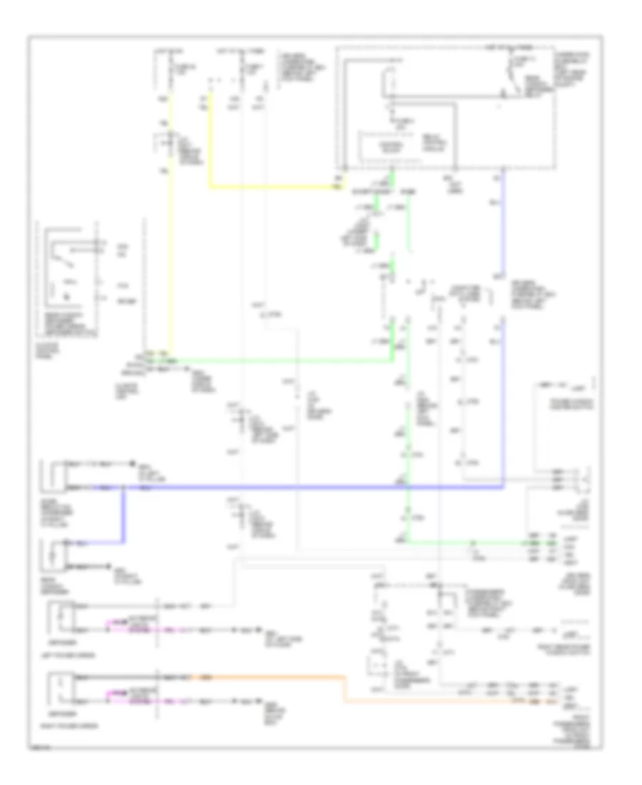Defoggers Wiring Diagram for Acura RL 2012