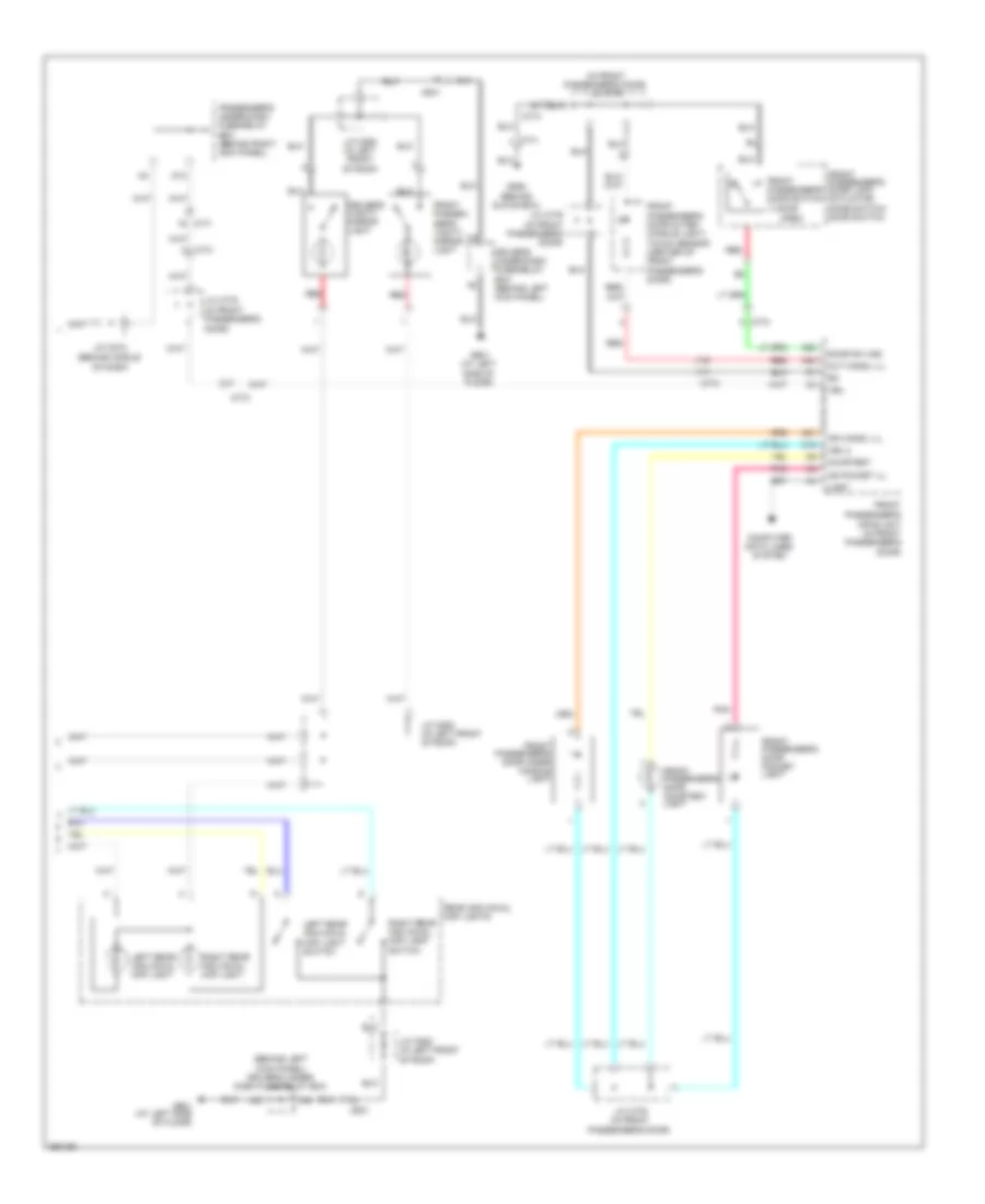 Courtesy Lamps Wiring Diagram 3 of 3 for Acura RL 2012