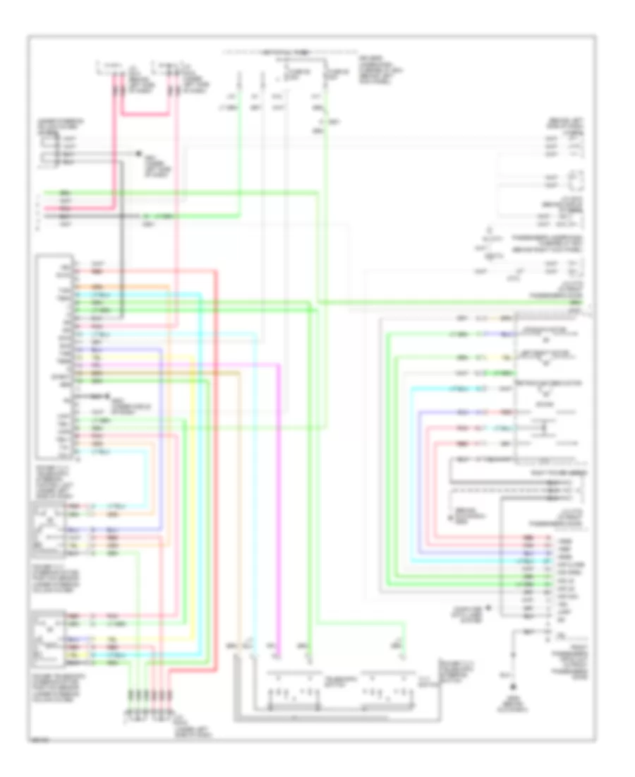 Memory Systems Wiring Diagram (3 of 4) for Acura RL 2012