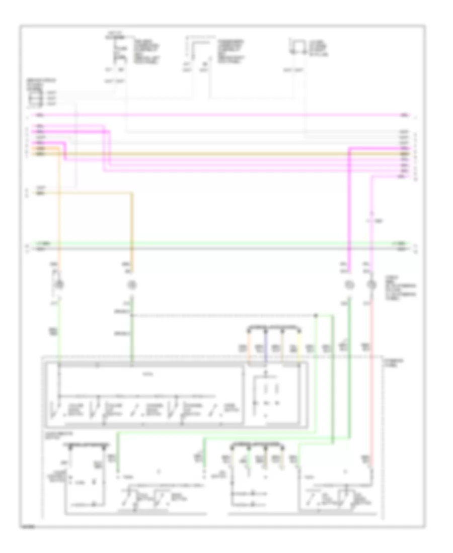 Navigation Wiring Diagram, Except USA (2 of 7) for Acura RL 2012