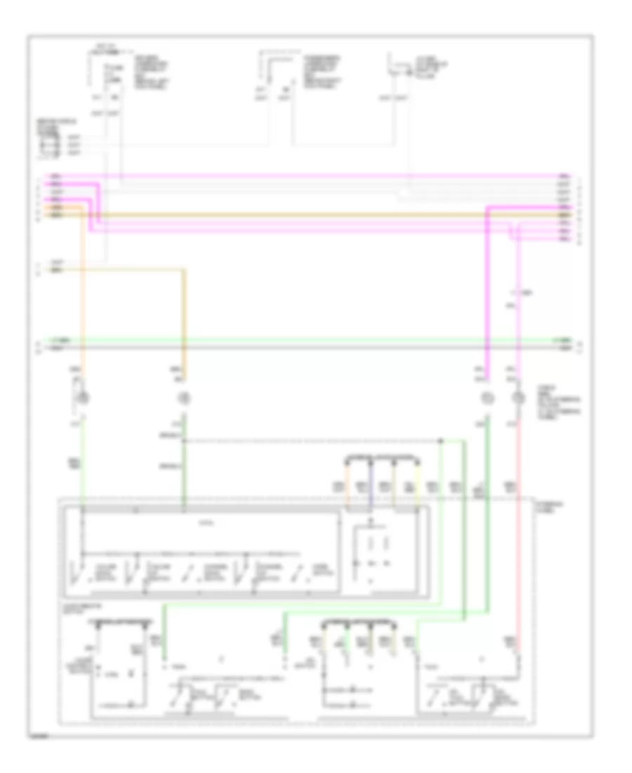 Navigation Wiring Diagram, USA (2 of 7) for Acura RL 2012
