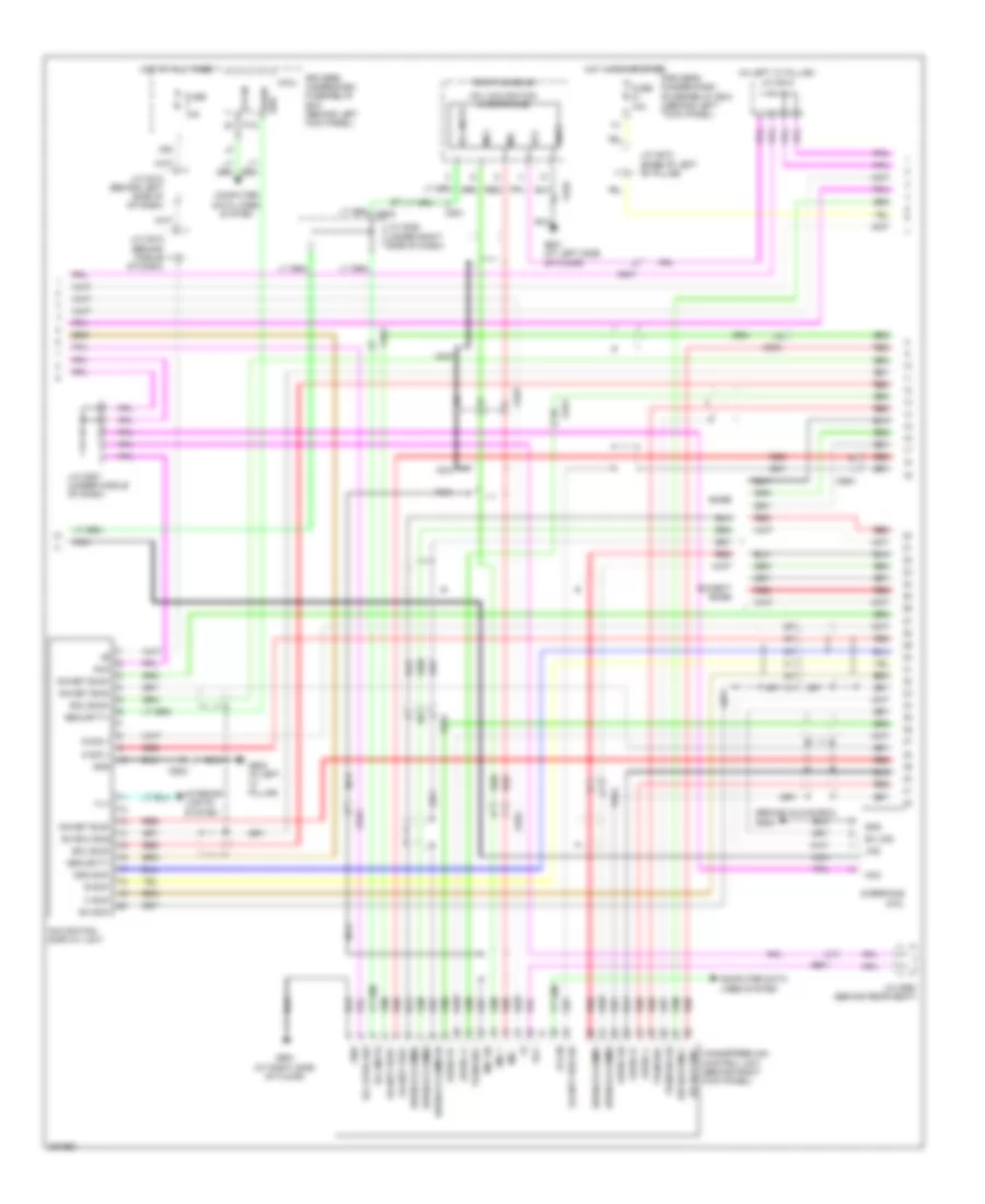 Navigation Wiring Diagram USA 3 of 7 for Acura RL 2012