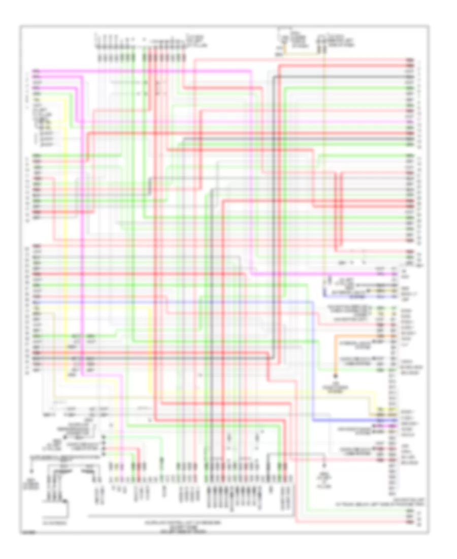 Navigation Wiring Diagram, USA (4 of 7) for Acura RL 2012