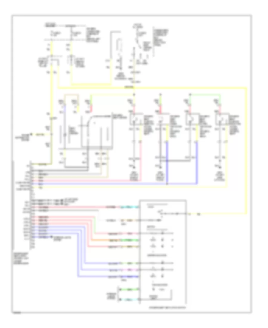 Seat Ventilation Wiring Diagram Driver s for Acura RL 2012