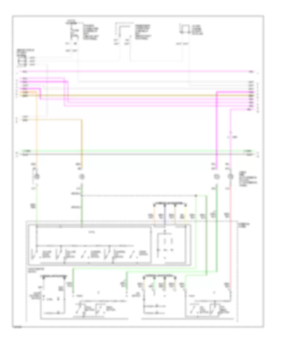 Radio Wiring Diagram, Except USA (2 of 7) for Acura RL 2012