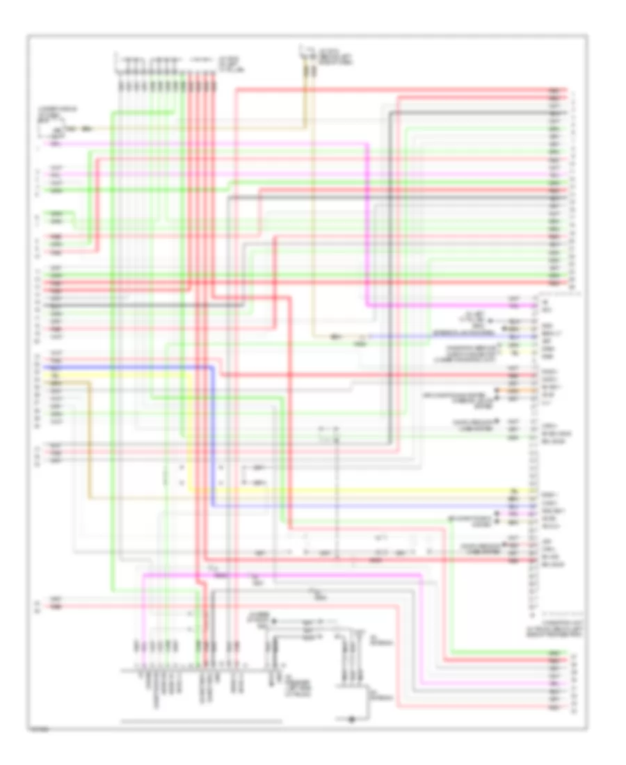 Radio Wiring Diagram, Except USA (4 of 7) for Acura RL 2012