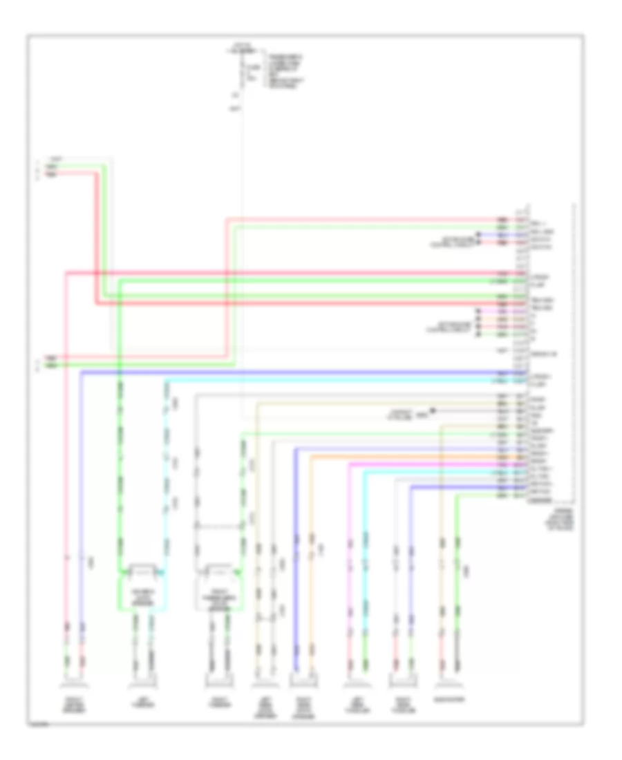 Radio Wiring Diagram, USA (7 of 7) for Acura RL 2012