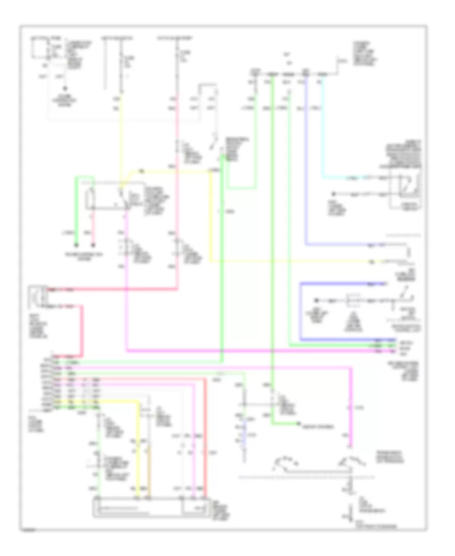 Shift Interlock Wiring Diagram for Acura RL 2012