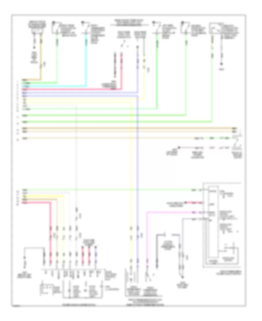 Forced Entry Wiring Diagram, with Keyless Access (2 of 5) for Acura TL 2012