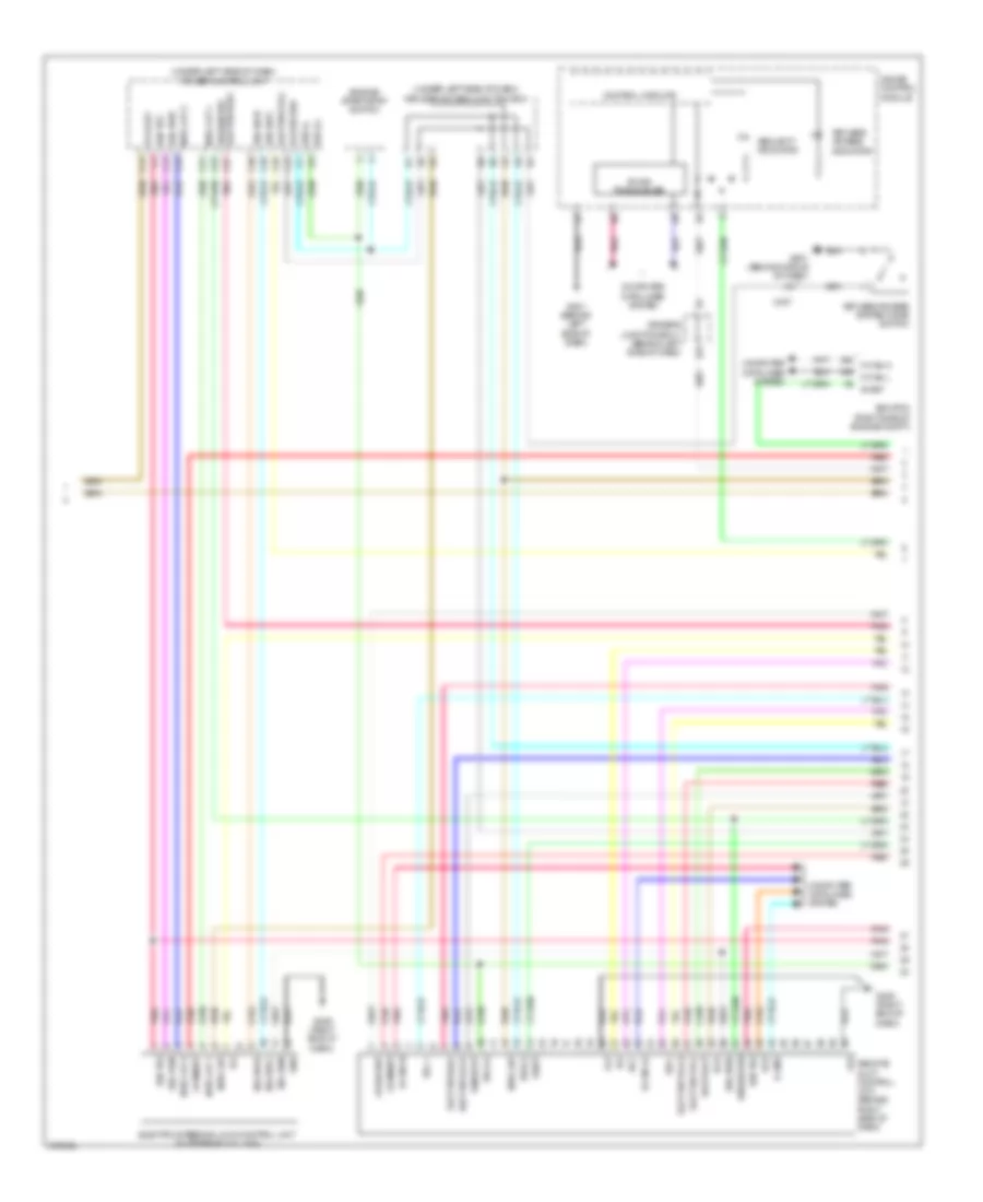 Forced Entry Wiring Diagram, with Keyless Access (3 of 5) for Acura TL 2012