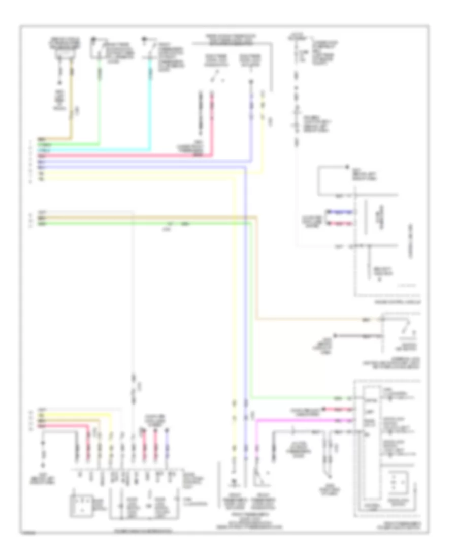 Forced Entry Wiring Diagram, without Keyless Access (2 of 2) for Acura TL 2012