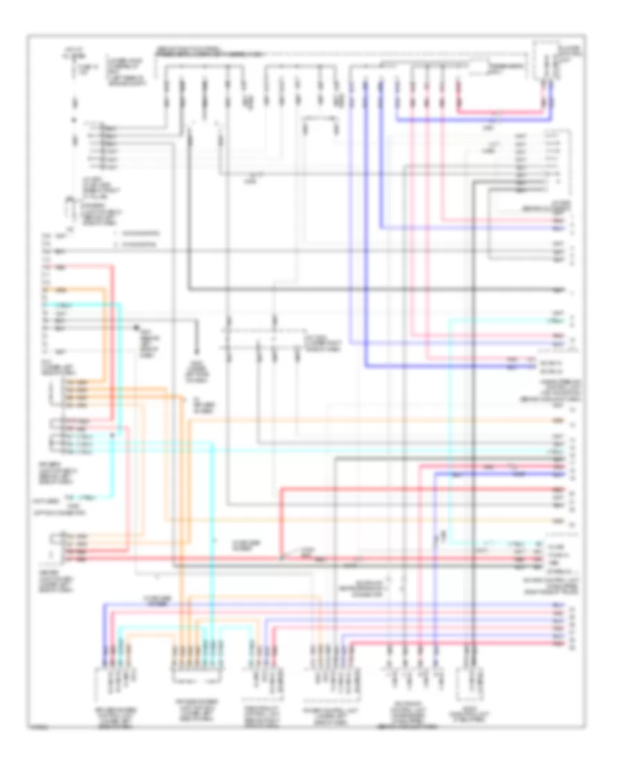 Computer Data Lines Wiring Diagram 1 of 3 for Acura TL 2012