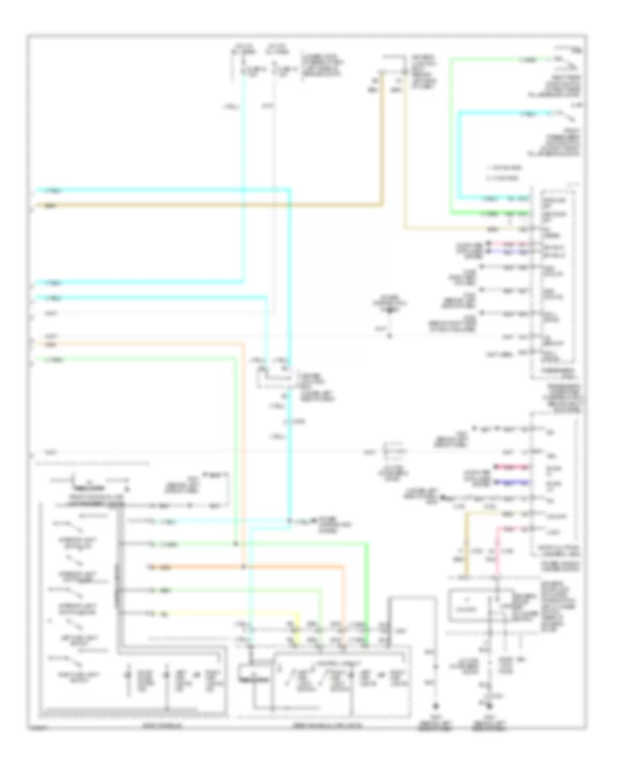 Entry Light Timer Wiring Diagram 2 of 2 for Acura TL 2012