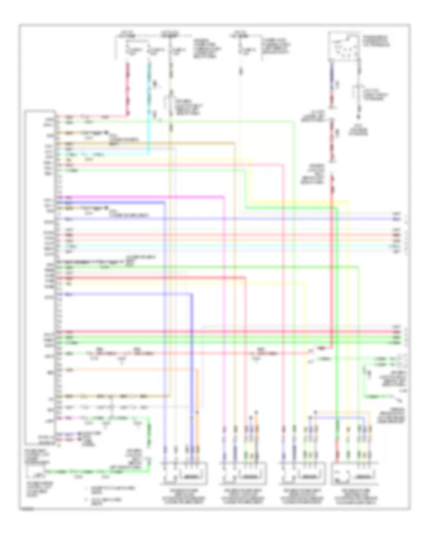 Driver s Memory Seat Wiring Diagram 1 of 2 for Acura TL 2012