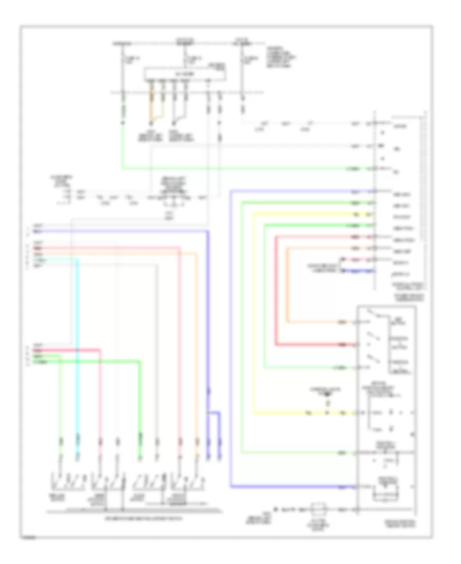 Drivers Memory Seat Wiring Diagram (2 of 2) for Acura TL 2012