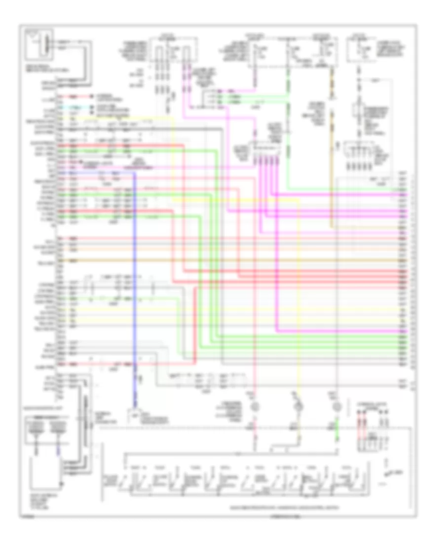 Navigation Wiring Diagram (1 of 5) for Acura TL 2012