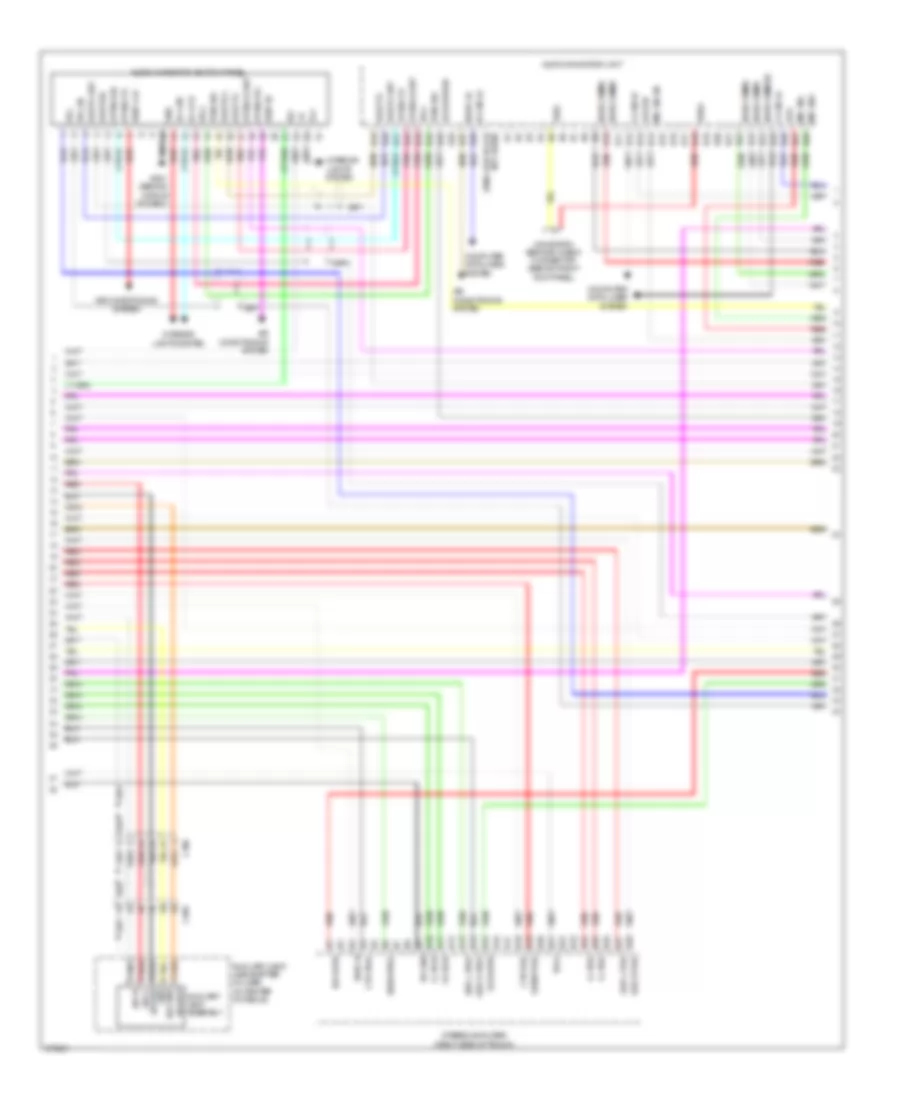 Navigation Wiring Diagram 2 of 5 for Acura TL 2012
